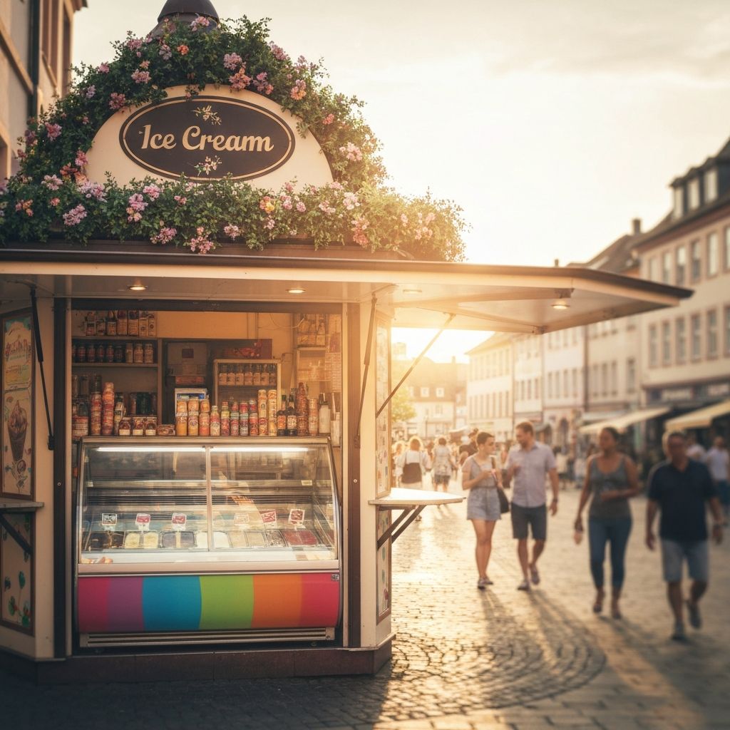 Café Eiskiosk 2000 – Atmosphäre und Ambiente
